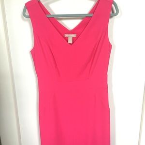 Banana Republic Pink Sheath Dress w/ cut out back